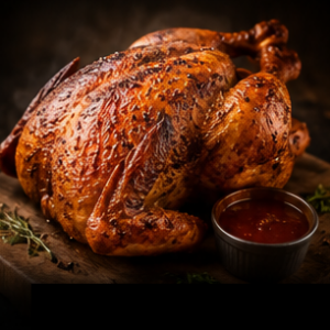 whole smoked chicken