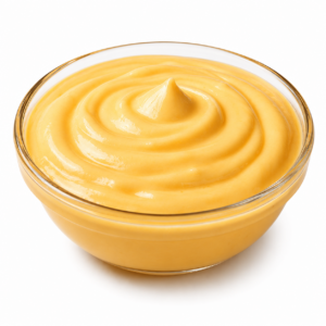 21 melted cheddar sauce